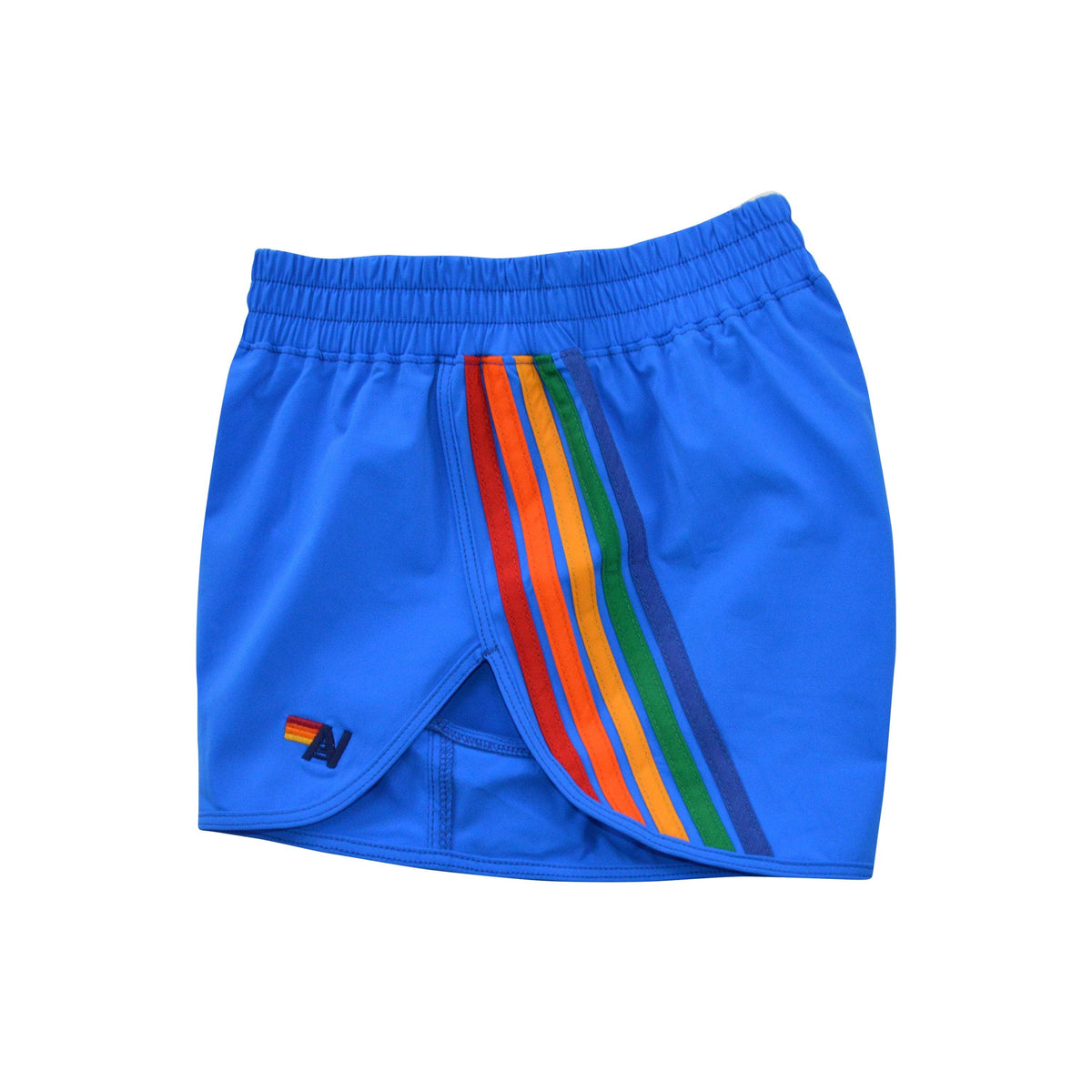 WOMENS 5 STRIPE FLEX BOARD SHORTS - PARROT RAINBOW