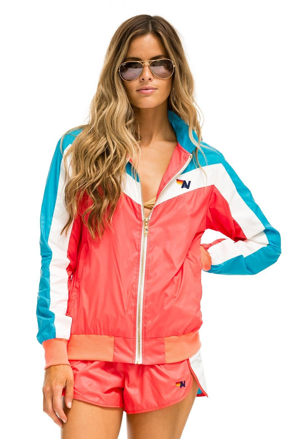 NEW WOMENS ULTRA LIGHT JOGGER SHORTS - NEON RED