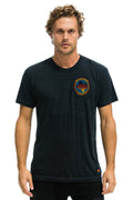 SIGNATURE TEXAS SMALL LOGO TEE - CHARCOAL