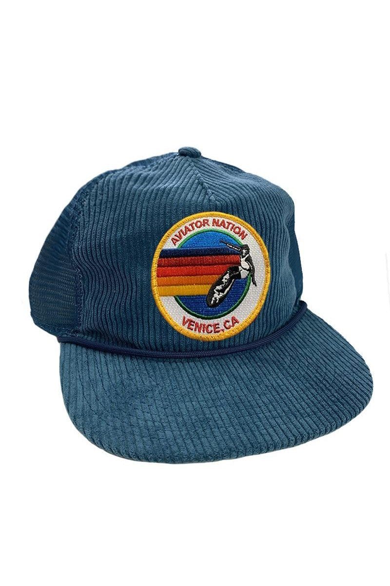 SIGNATURE VENICE - VINTAGE CORDUROY MESH TRUCKER HAT