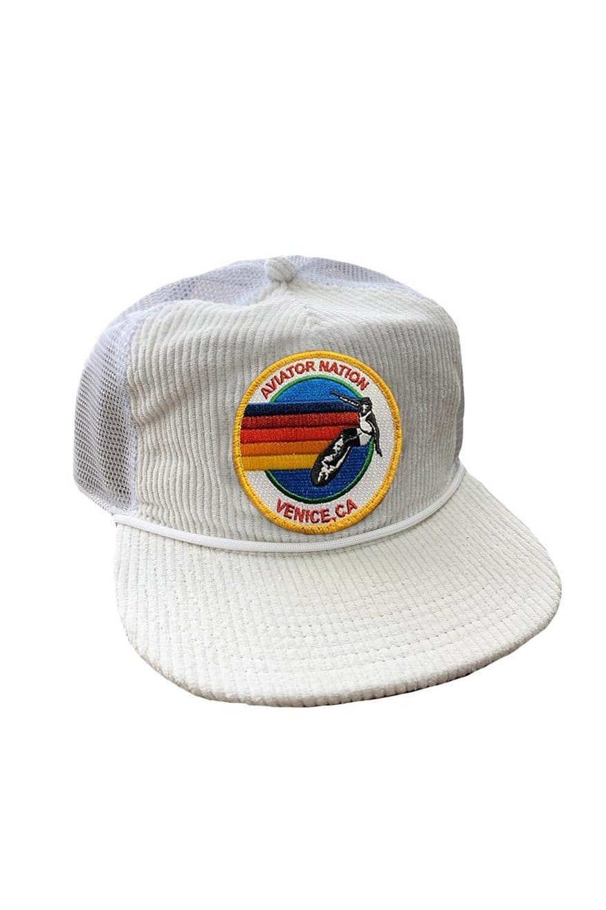 SIGNATURE VENICE - VINTAGE CORDUROY MESH TRUCKER HAT