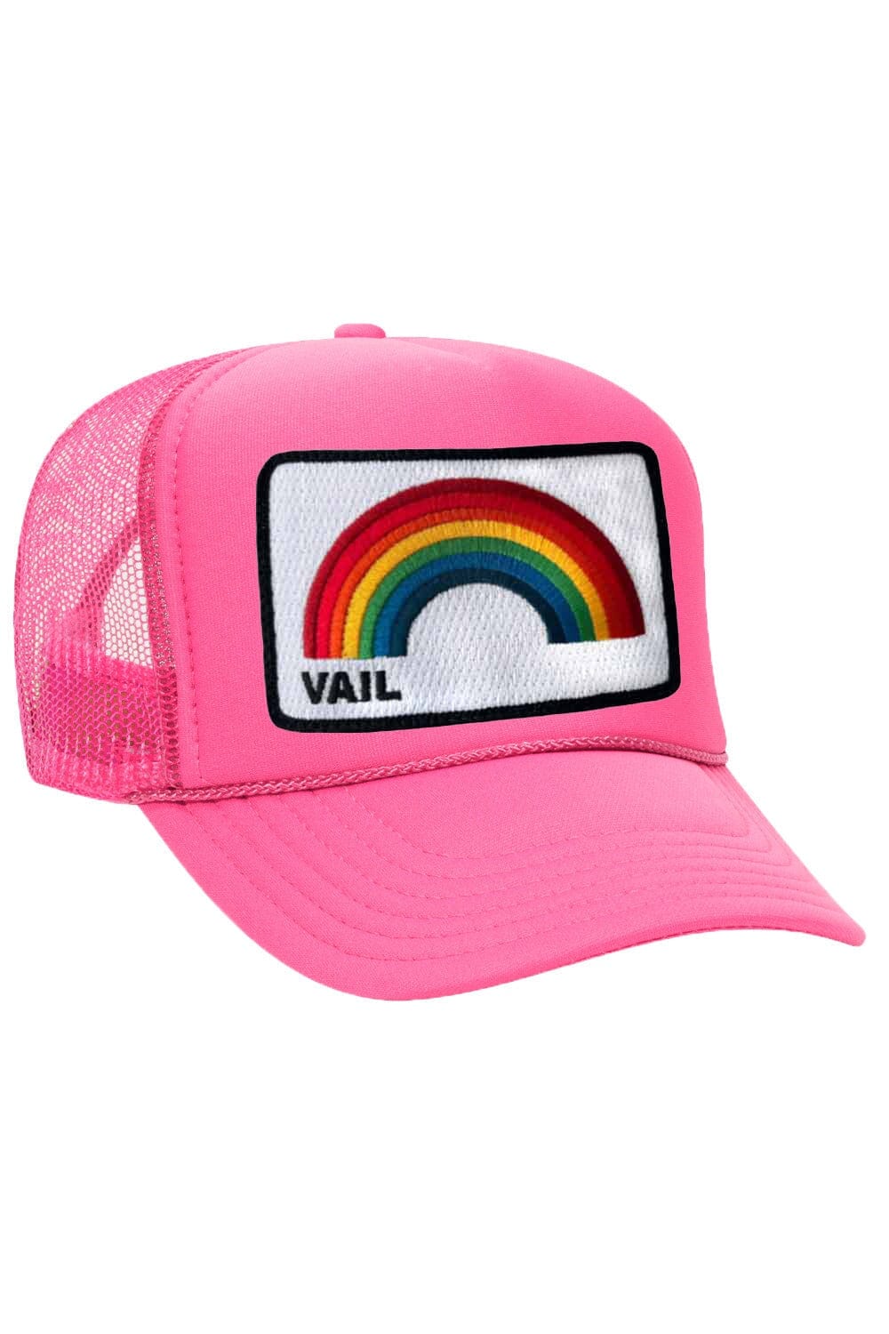 VAIL RAINBOW VINTAGE LOW RISE FOAM TRUCKER HAT