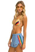 WOMENS 5 STRIPE FLEX BOARD SHORTS - ISLANDA RAINBOW