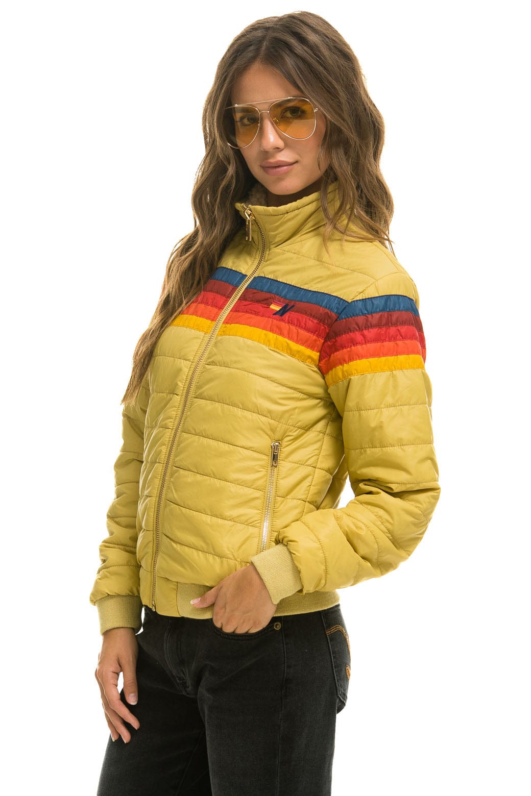 5 STRIPE JACKET - KHAKI