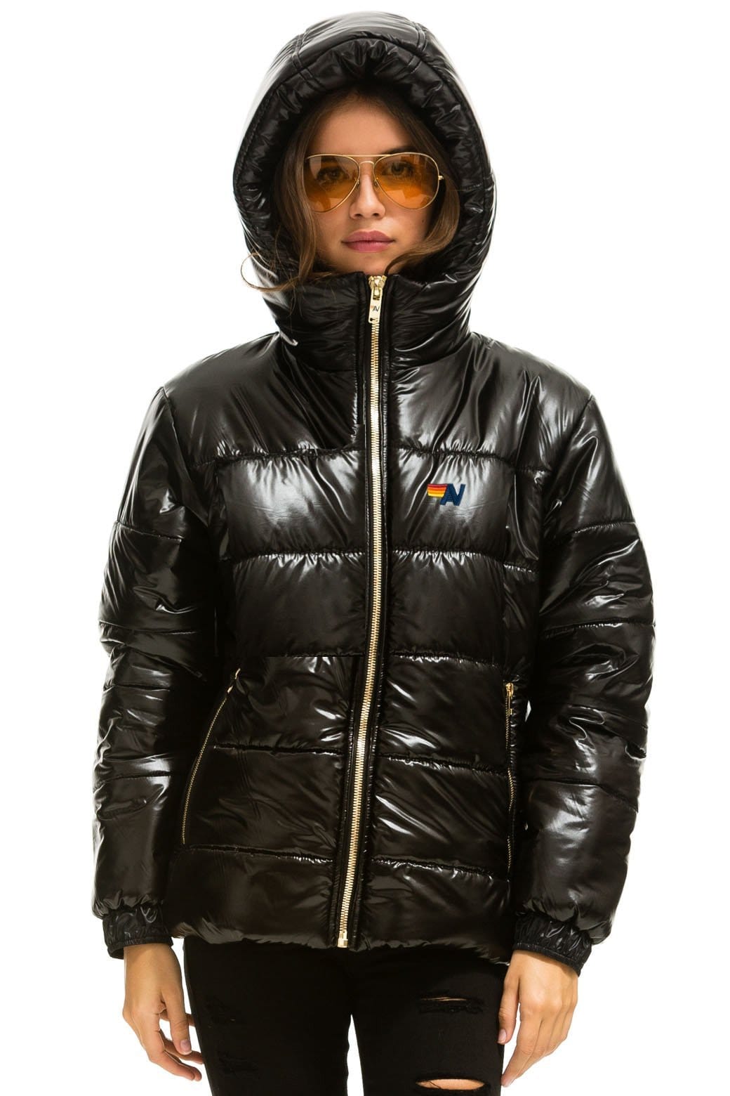 BOLT LUXE TREKKER JACKET - GLOSSY BLACK
