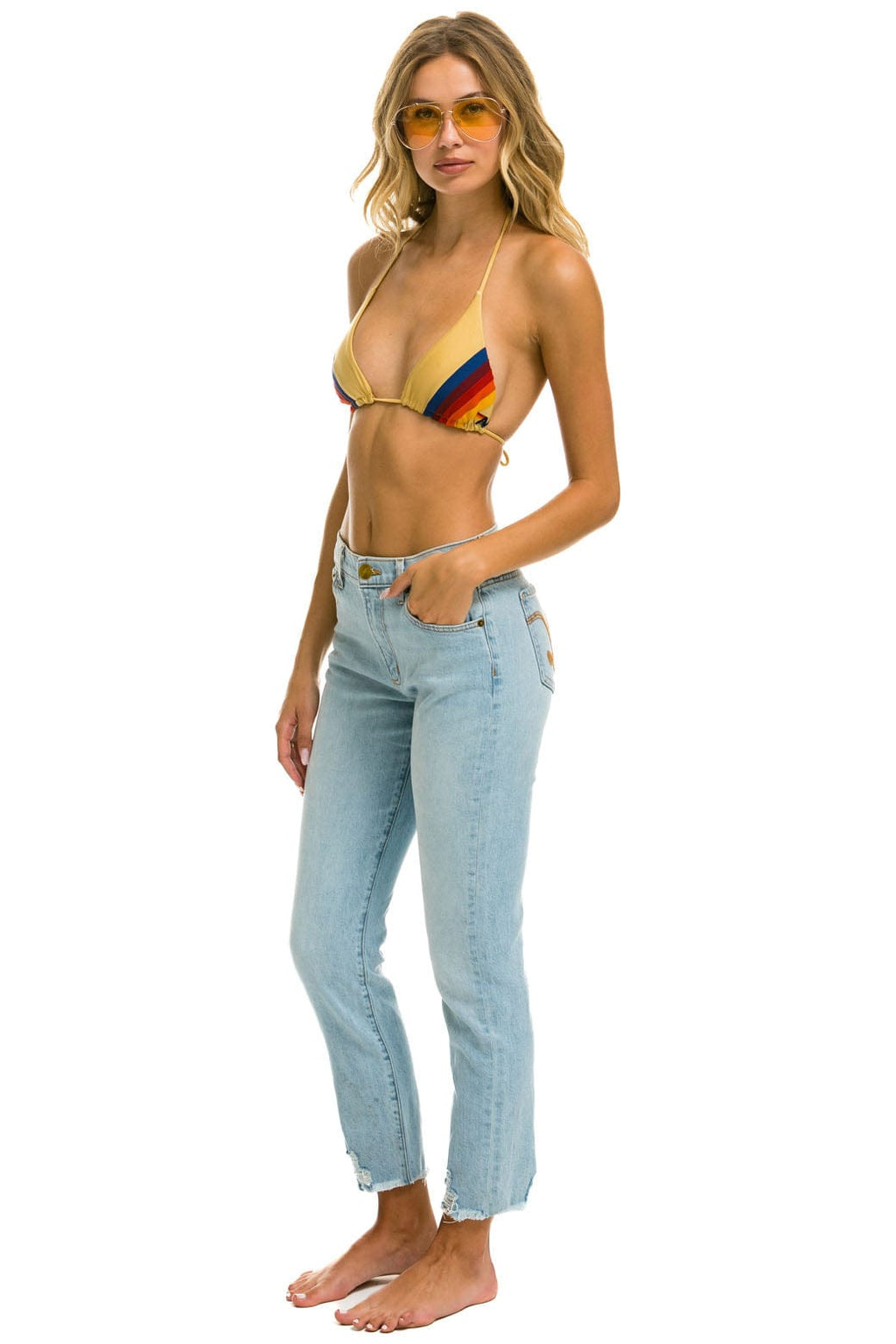 MID RISE SLIM SURFER JEAN - SUPER LIGHT