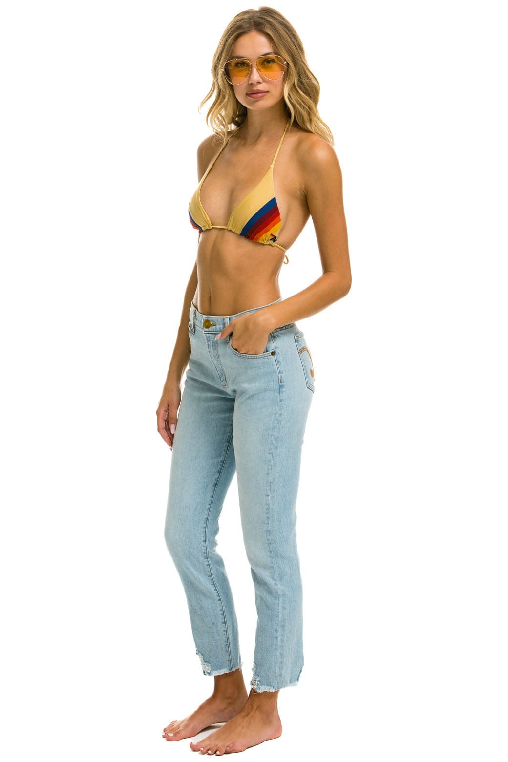 MID RISE SLIM SURFER JEAN - SUPER LIGHT